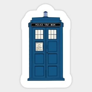 Tardis Sticker